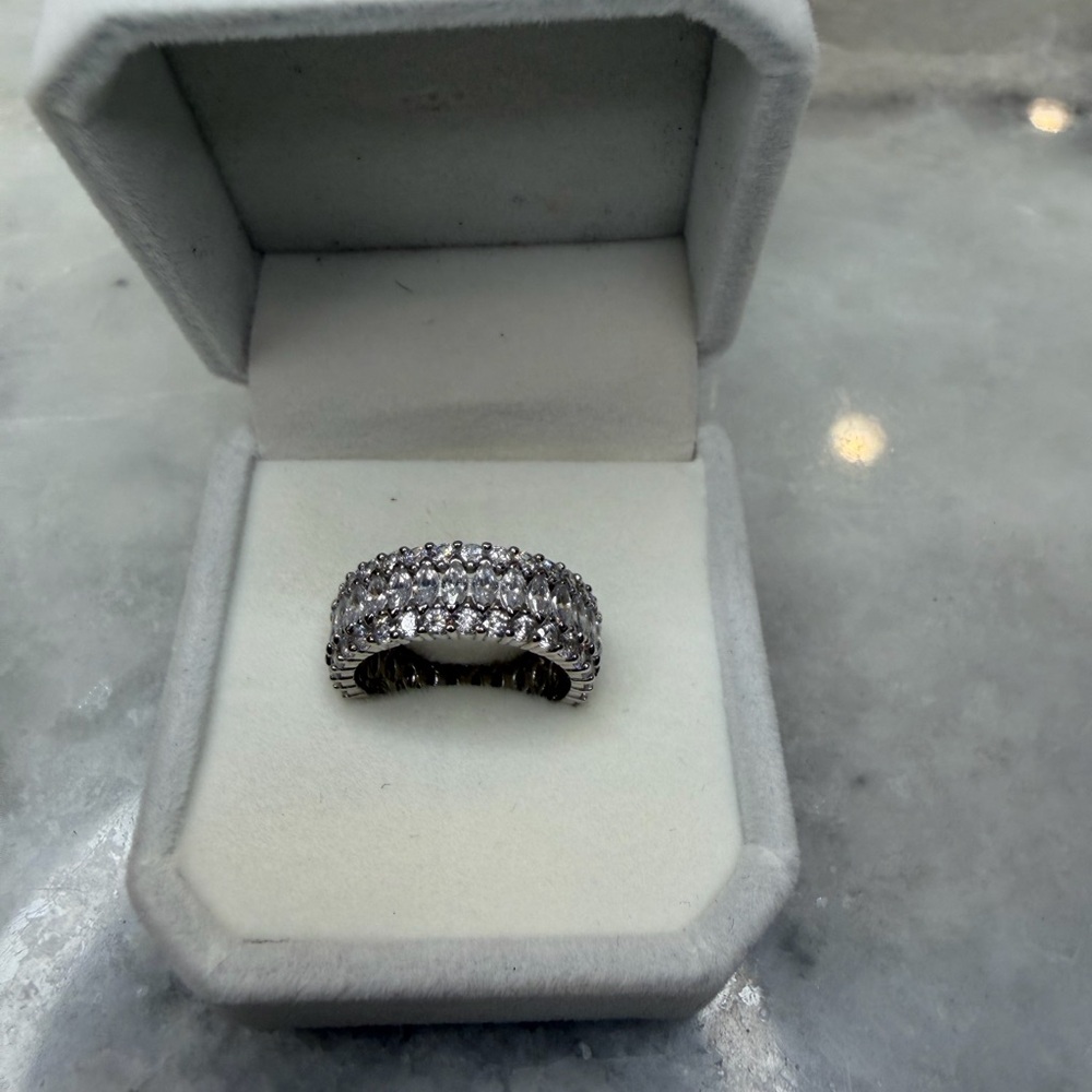 NWOT New Sterling Silver and CC Ring